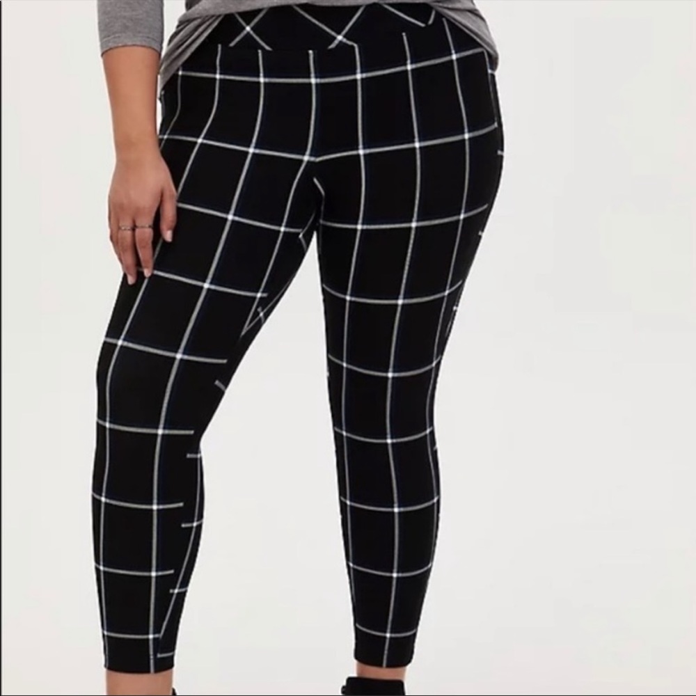 Torrid Plaid Pixie Pant Size 0